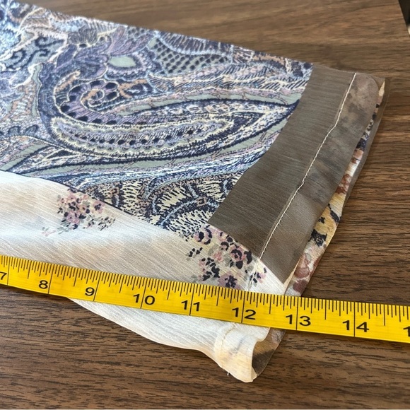 Cream Chic Patchwork Cape with Belt - Picture 11 of 11